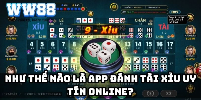 Như thế nào là app đánh tài xỉu uy tín online?