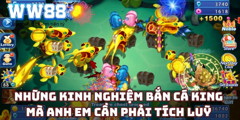 Những kinh nghiệm bắn cá King mà anh em cần phải tích luỹ