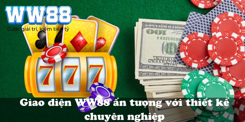 Giao diện WW88 ấn tượng với thiết kế chuyên nghiệp